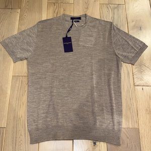 Daniel Fiesoli wool silk knit shirt